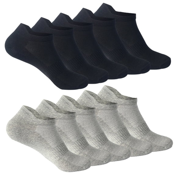 10 Pairs Of Compression Socks Men Thin Solid Color Sweat Wicking Ankle Socks for Men