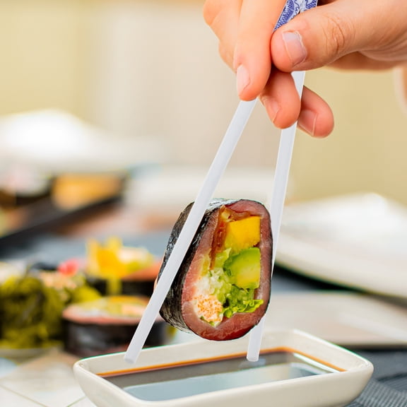 10 Pairs Ceramic Chopsticks Set Dishwasher Safe Easy to Clean Elegant Design for Daily Household and Kitchen Use