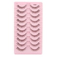 thumbnail image 1 of 10 Pairs Soft Fake Eyelashes Natural Lashes Short Lashes Eye Cat Look D4S6, 1 of 8