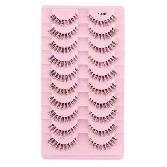 10 Pairs Soft Fake Eyelashes Natural Lashes Short Lashes Eye Cat Look D4S6