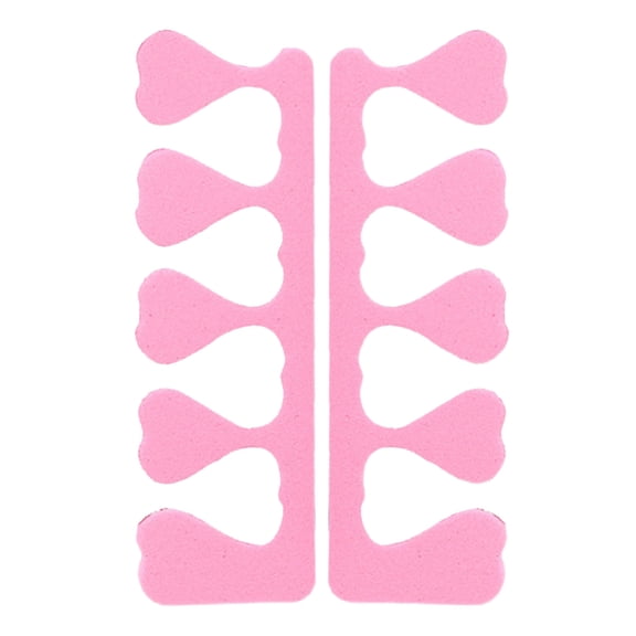 10 Pairs Soft Foam Toe Separators For Pedicure Spa Use – Comfortable Pedicure Spacers Nail Tools