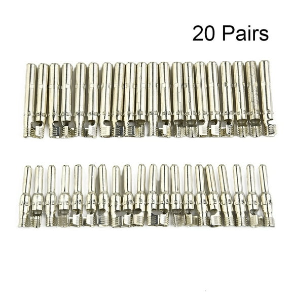 10 Pairs Solar Connector Terminal Pair Plug Inner Core Male Female Core Copper Contacts