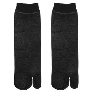 10 Pairs Tabi Socks Toe Flop Socks Men Black