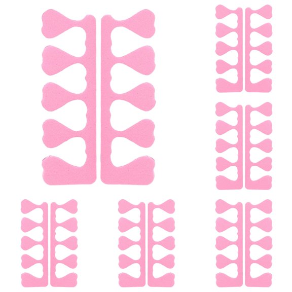 10 Pairs Toe Separators For Pedicure – Soft Foam Toe Spacers For And Spa Use