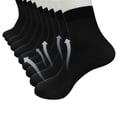 thumbnail image 1 of 10 Pairs Unisex Ankle Socks Running Breathable Soft Cushioned Cut Athletic Ankle Socks for Sports All Day Comfort, 1 of 5