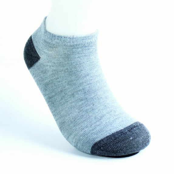 10 Pairs Unisex Casual Plain Color Boat Socks Thin Breathable Comfy Anti Odor Sweat-absorbing Low Cut Ankle Socks For Men Women Blue-10Pairs