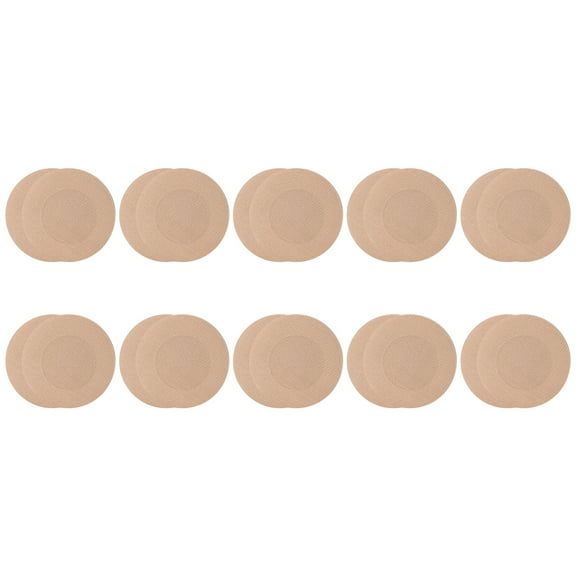 10 Pairs Women Nipple Covers Pasties Skin Tone Single Uses Adhesive Breast Petals Under Thin Fabric And Bodycon Dresses