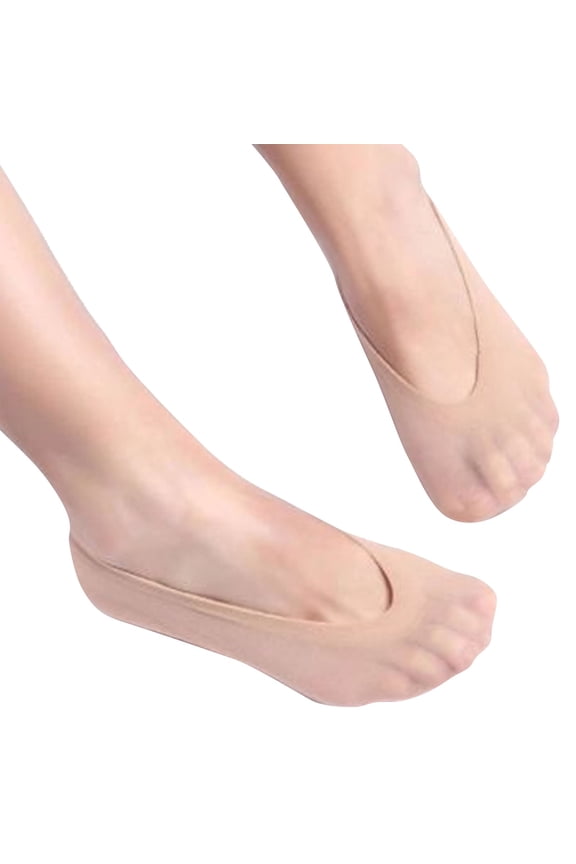 10 Pairs Women's No-Show Invisible Liner Socks｜Ultra-Thin Non-Slip Grip Sole Socks｜Perfect for Flats, Sneakers & Daily Wear