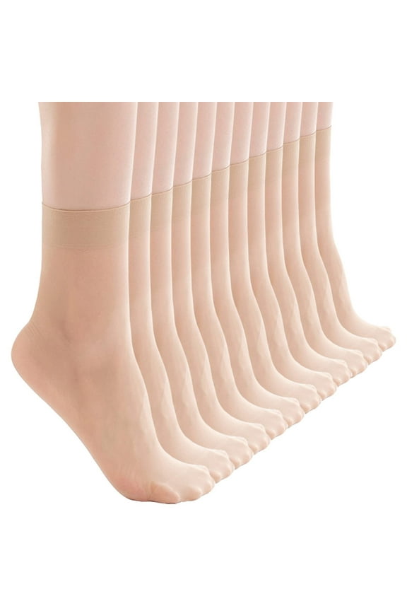 10 Pairs Women's Solid Patterned Bottom Non Socks Breathable Socks Mid Tube Socks Low Cut Socks for Girls Pumpkin Running Socks Dry Wick Socks Womens Left Right Socks Toe Socks Women Support Socks