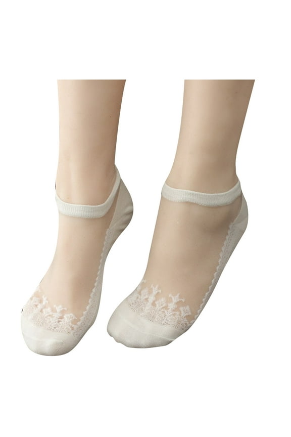 10 Pairs Womens Socks Fashion Casual Invisible Short Lace Sexy Breathable Socks