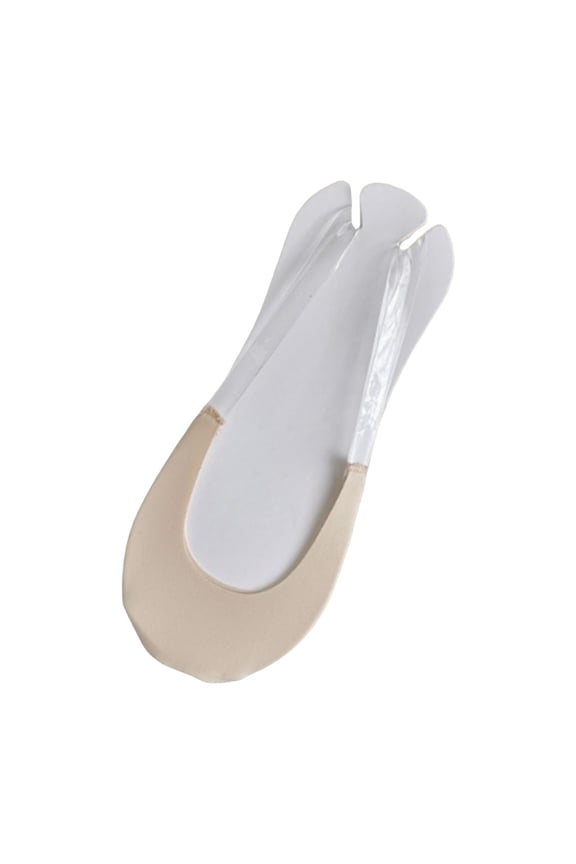 10 Pairs Womens Socks Hailnrothwad Toe Topper Low Cut Liner Half Toe Open Heel With Transparent Elastic Band Socks