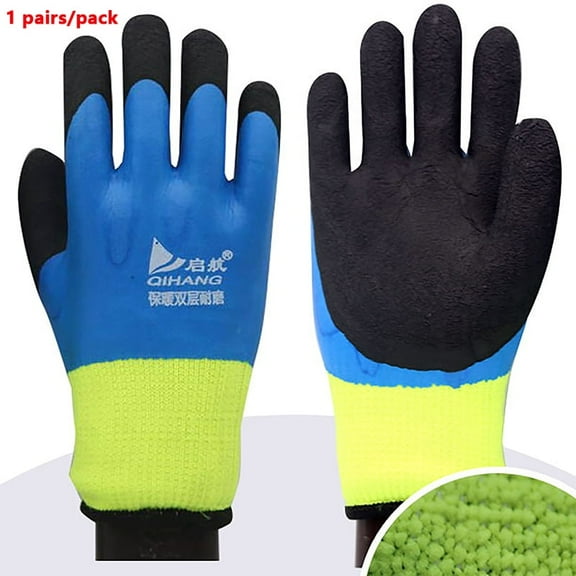 10 Pairs Work Gloves For PU Palm Coating Safety Protective Glove Nitrile Professional Safety Suppliers Thickened And Warm