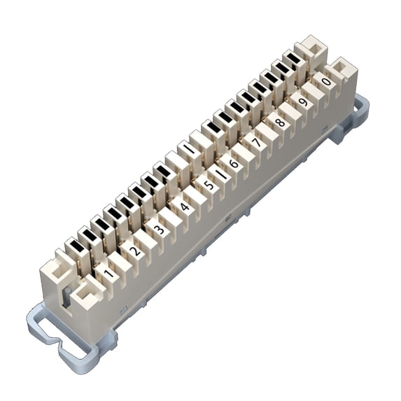 10 Pairs krone Article Telephone Voice Module Spring Snaps into Wiring Module