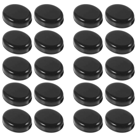 Worgeous Silicone Glasses Ear Grips for Pet Use Black Antiskid Eyeglass Retainer 10 Pairs