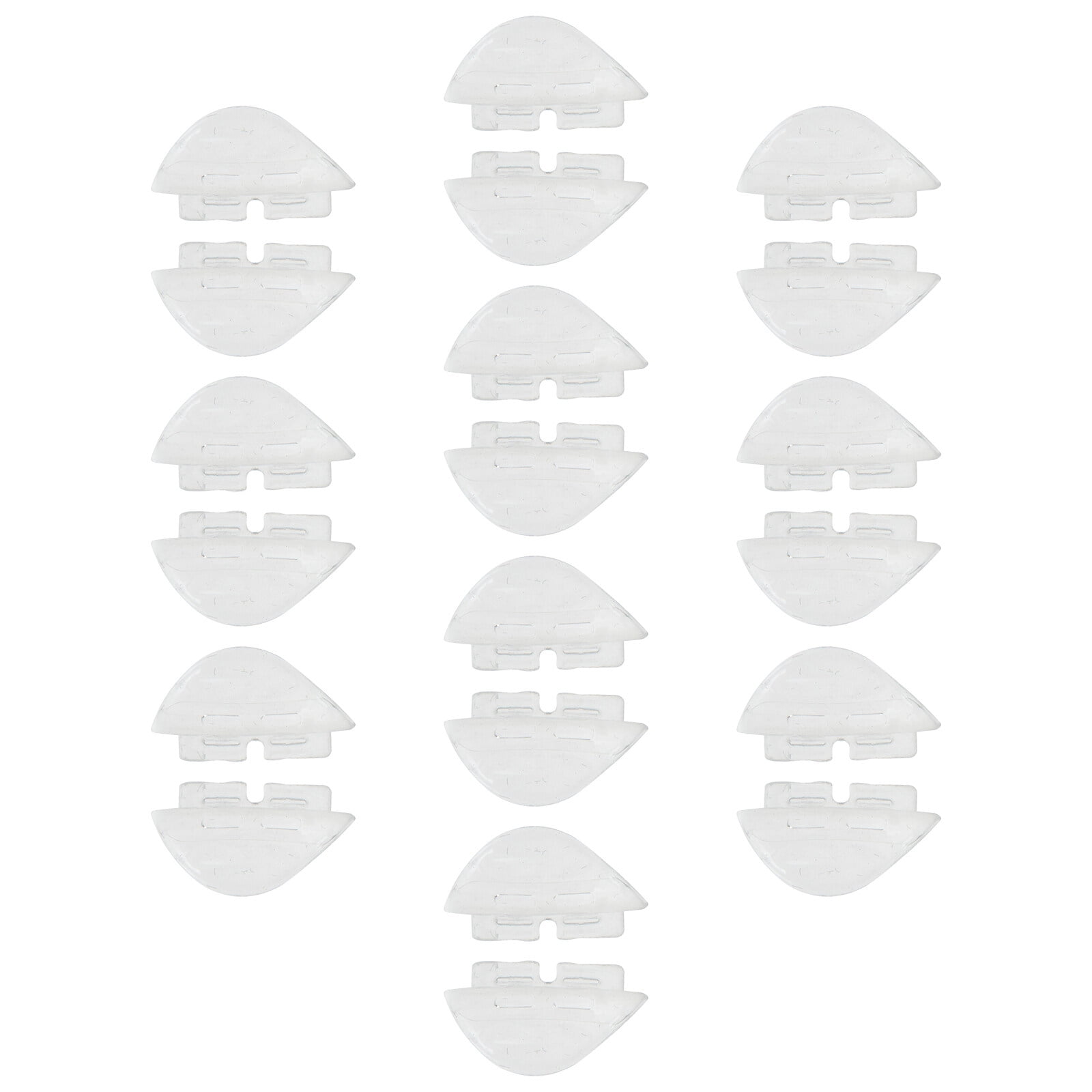 10 Pairs of Eyeglasses Nose Pads Silicone Nose Pads Supple Glasses Nose