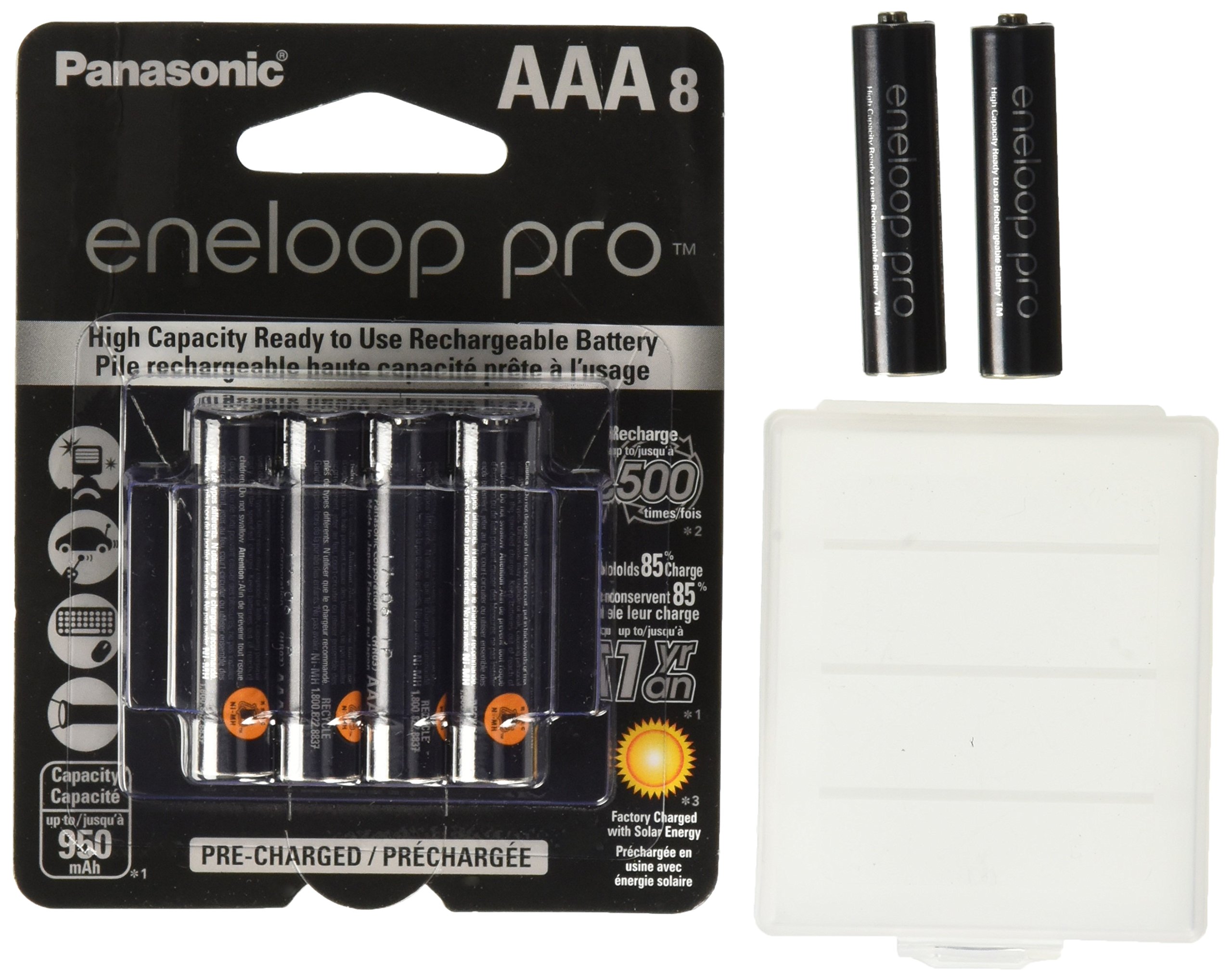 Panasonic Eneloop Pro Rechargeable Batteries – AA 2550mAh & AAA 950mAh, NiMH, UK