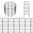 thumbnail image 1 of 10 - Panel Metal Garden Fence, 38in Height Animal Barrier Fence for Yard, Decorative Fence for Garden, Easy Installation, 1 of 5