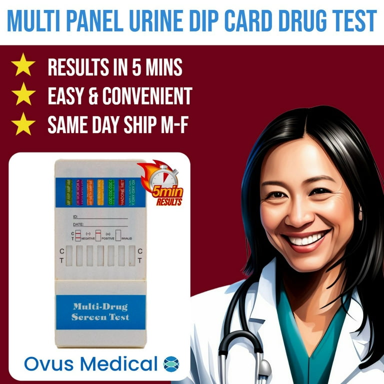 THC Drug Test Strip - Results In 5 Mins - Ovus Medical