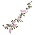 thumbnail image 1 of Under $10 Patches for Clothes, Canvas Iron on Patch, Pink Embroidered Flower Applique Sew on Patch for Clothes Repair, Boho Floral Decoration for Jackets And Bags, 1 of 8