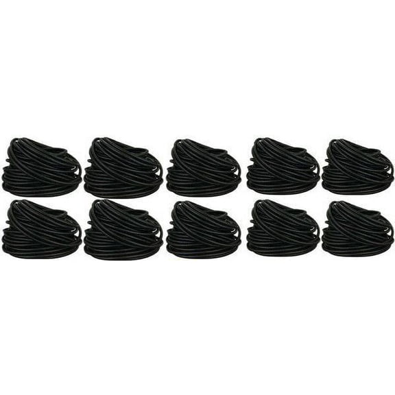 10 Patron SLT34 100 Feet 3/4' Split Loom Wire Tubing Black for Various Automotive, Home, Marine, Industrial Wiring Applications, Etc.