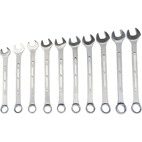 ATD Tools 1010 10 Pc. 12-Point SAE Jumbo Raised Panel Combination Wrench Set ATD-1010