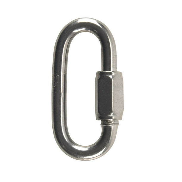 Campbell Polished Stainless Steel Quick Link 1540 lb 3 in. L Campbell Polished Stainless Steel Quick Link 1540 lb 3 in. L
