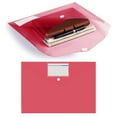 thumbnail image 1 of 10 Pc Clear File Folders, Plastic File Folder with Label Pocket, Folders for Documents, Plastic Envelopes with Snap Closure, Waterproof Transparent File Holders, Letter Size, A4 13.25×9.25 in,A4#G, 1 of 6