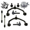 thumbnail image 1 of 10 Pc Front Complete Suspension Kit Control Arms Left & Right Side, Ball Joint, Outer Tie Rod, Sway Bar, Wheel Bearing and Hub Assembly Fits select: 2003-2009 FORD RANGER, 2003-2004 MAZDA B4000, 1 of 11
