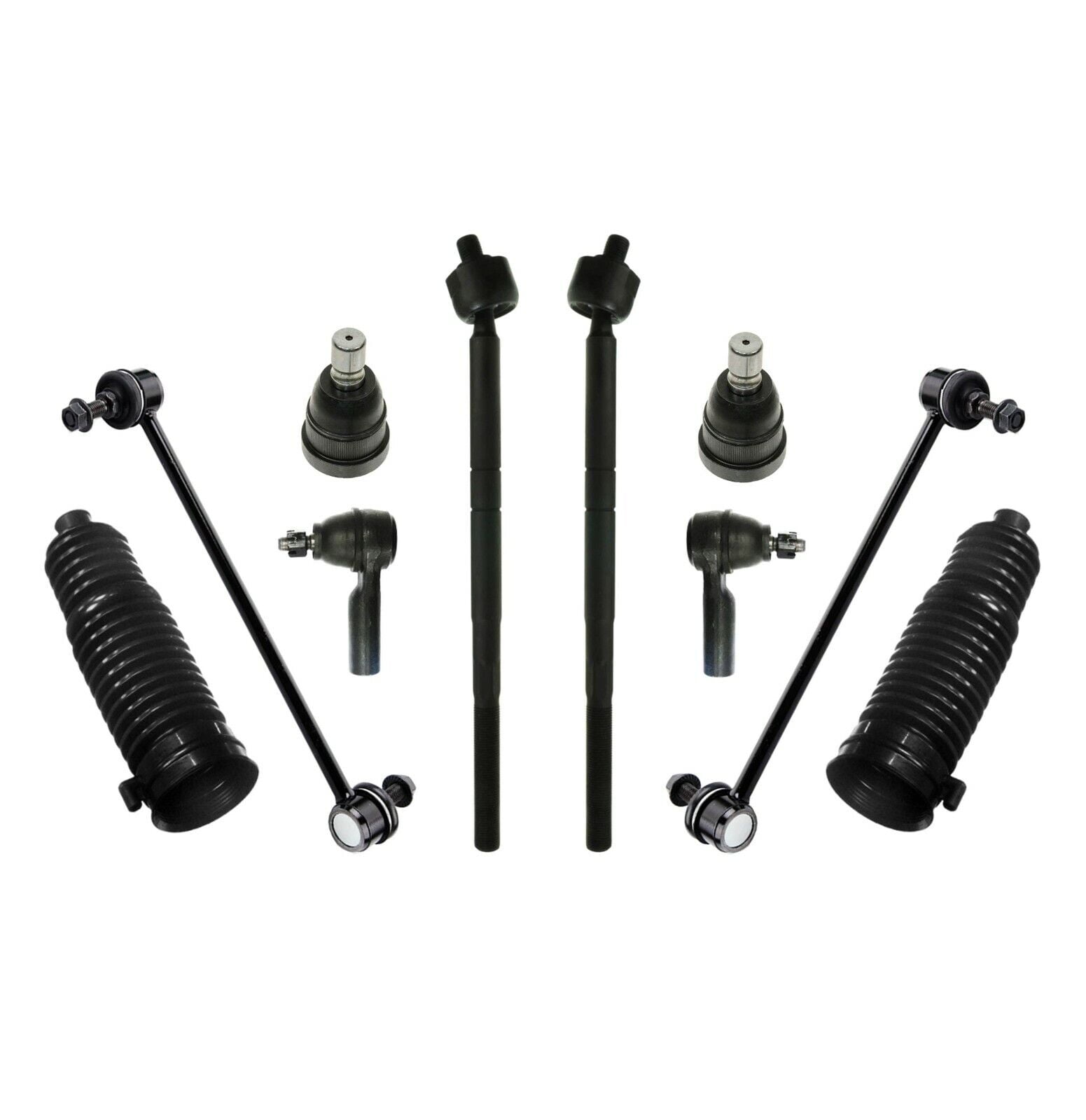 10 Pc Front Outer Inner Tie Rod Ends Sway Bar Links and Steering Gear Bellows Passenger Driver Suspension Kit Fits select: 2005-2007 FORD ESCAPE, 2005-2006 MAZDA TRIBUTE