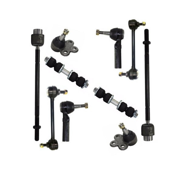10 Pc Front & Rear Suspension Inner & Outer Tie Rod Ends Lower Ball Joints Sway Bar End Links Kit Fits select: 2000-2013 CHEVROLET IMPALA, 2014-2016 CHEVROLET IMPALA LIMITED