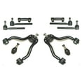 thumbnail image 1 of 10 Pc Front Suspension Kit Adjusting Sleeves Inner & Outer Tie Rod Ends Lower Ball Joints (47.89 MM) Upper Control Arms & Ball Joints Assembly Fits select: 1996-1999 CHEVROLET GMT-400, 1 of 9