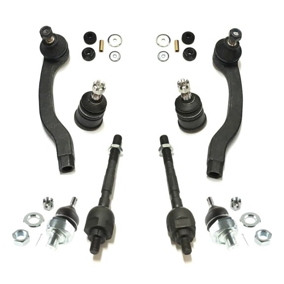 10 Pc Front Suspension Kit Inner & Outer Tie Rod Ends Shock Mount Bushings Upper & Lower Ball Joints Fits select: 1992-1997 HONDA CIVIC, 1994-1997 ACURA INTEGRA