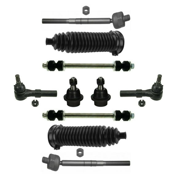 10 Pc Front Suspension Kit Sway Bar End Links, Lower Ball Joints, Tie Rod Ends & Gear Bellows Fits select: 1998-2011 FORD RANGER, 1995-2001 FORD EXPLORER