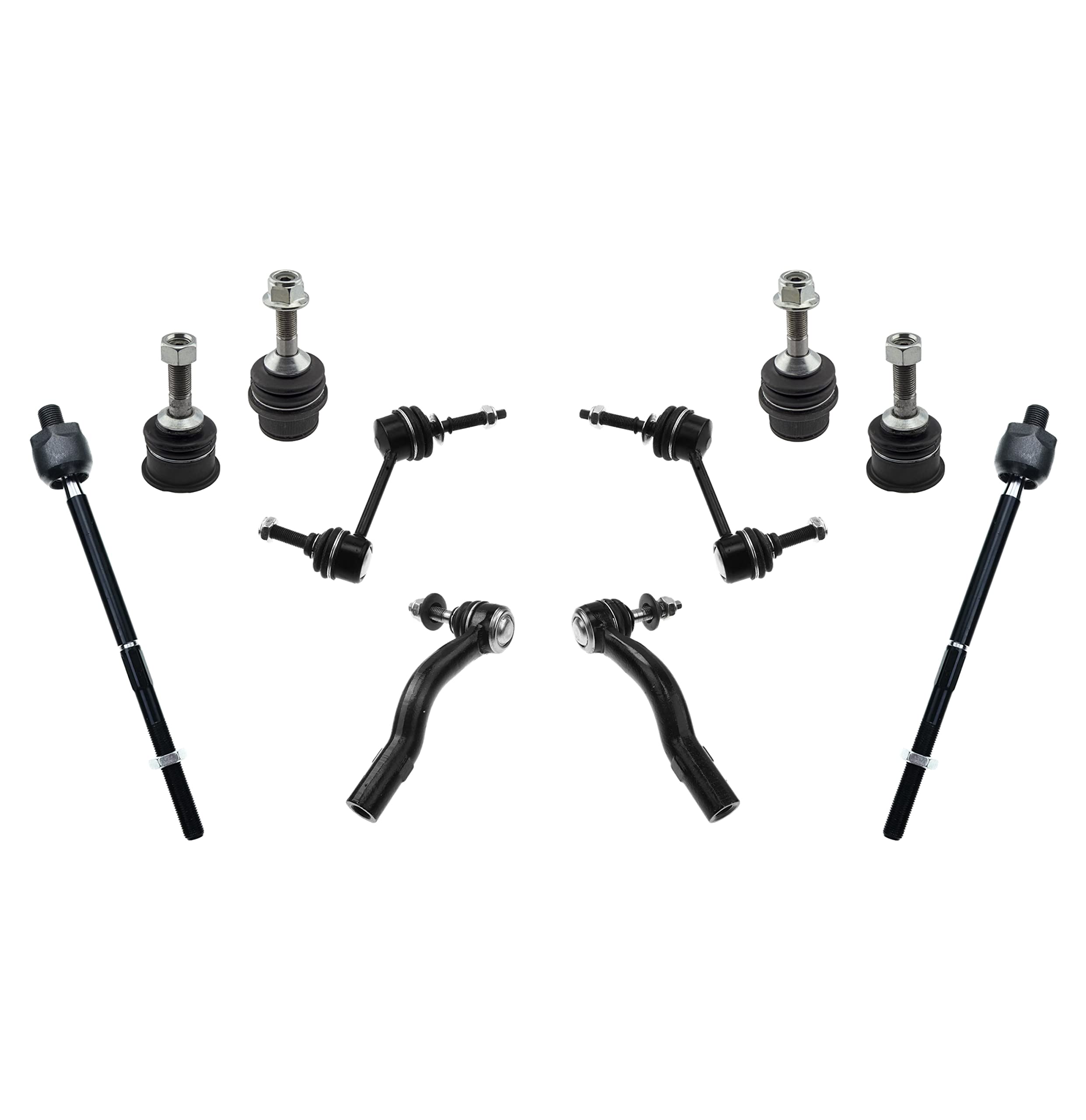 Front Steering & Suspension Kit For Lexus IS300 (2001-2005) – Ball Joints, Inner & Outer Tie Rod Ends By AM Autoparts