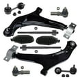 thumbnail image 1 of 10 Pc Front Suspension Sway Bar Links Lower Control Arm Tie Rod Ends + Bellow Boots for Passenger & Driver Side Kit Fits select: 2000-2003 NISSAN MAXIMA, 2000-2001 INFINITI I30, 1 of 12
