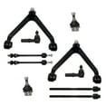 thumbnail image 1 of 10 Pc Front Suspension for 4X4 / 4WD Control Arm & Ball Joints Sway Bars Tie Rod Ends Inner Outer Fits select: 2002-2005 DODGE RAM 1500, 1 of 10