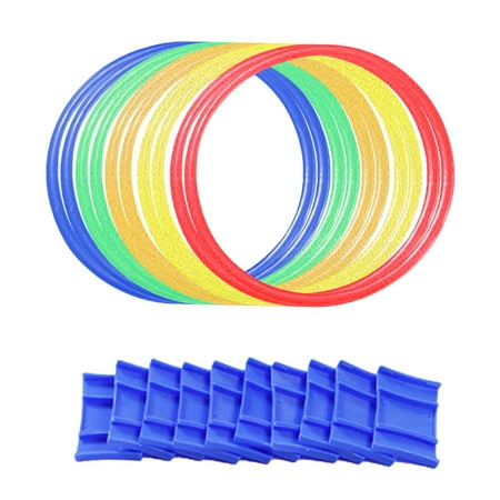 10 Pc Game for children fun Target Toys, Party , and Agility Practice Games, Multicolor - 28cm