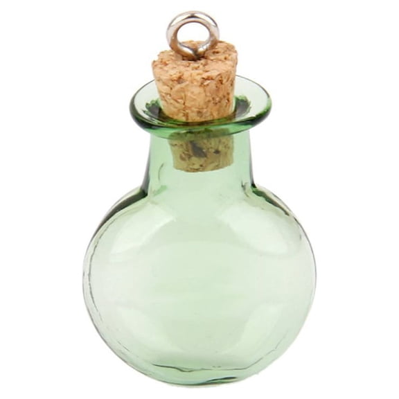 STRANDCHIC 10Set Teardrop Shaped Glass Wish Bottles Decorative Gift Vials Friends