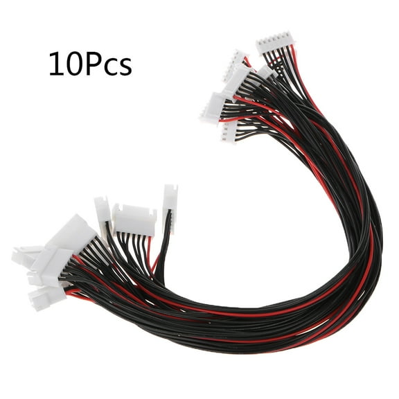 10 Pc JST-XH Plug 6S Lipo Balance Wire Extension Lead 30cm For RC Car Boat Plane