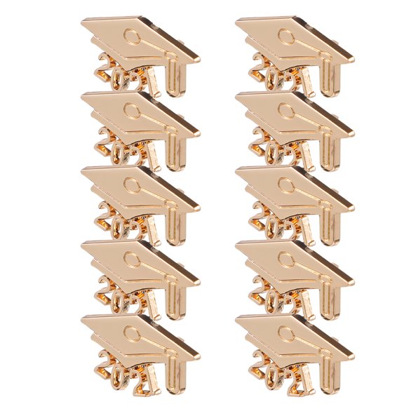 10 Pc Purse Accessories Metal Buttons Graduation Season Decorative Buckle Creative Alloy