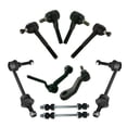 thumbnail image 1 of 10 Pc Steering & Suspension Kit Inner & Outer Tie Rod Ends, Pitman & Idler Arms, Front & Rear Sway Bar End Links Fits select: 1998-2002 MERCURY GRAND MARQUIS, 1998-2002 FORD CROWN VICTORIA, 1 of 11