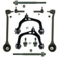 thumbnail image 1 of 10 Pc Suspension Front Lower & Upper Control Arms Lower Ball Joints (Adjustable) All Tie Rod Ends (Inner Outer) Fits select: 2006-2010 DODGE CHARGER, 2008-2010 DODGE CHALLENGER, 1 of 10