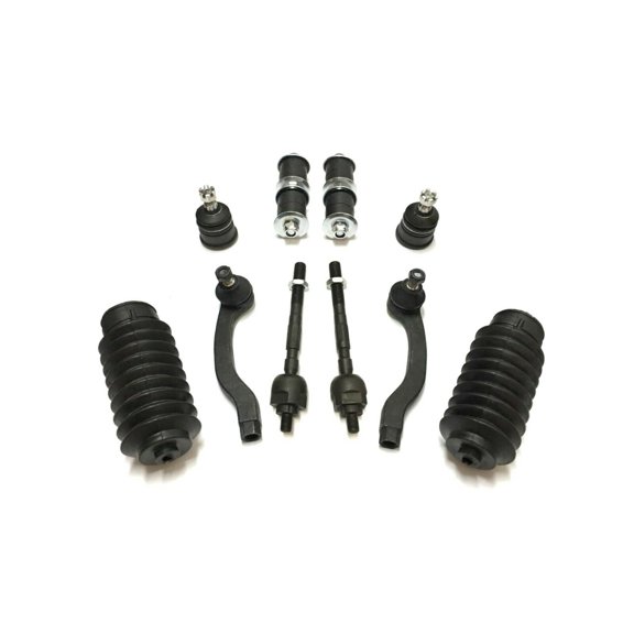 10 Pc Suspension Outer & Inner Tie Rod Ends Bellow Boots Sway Bars Lower Ball Joints Fits select: 1992-1997 HONDA CIVIC, 1994-1997 ACURA INTEGRA