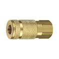 thumbnail image 1 of 10 Pc, Tru-Flate Brass Aro Style Coupler 1/4 In. Female 1 Pc, 1 of 1