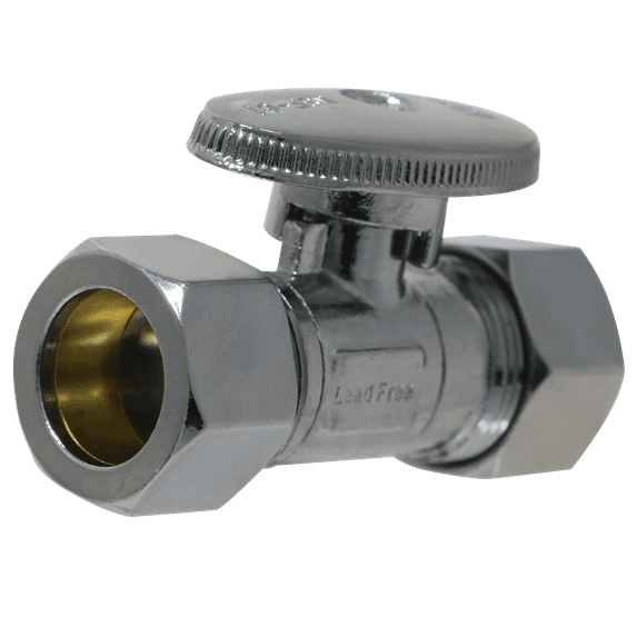 10 Pc XFITTING 5/8 Inch OD COmpression x 5/8 Inch OD Compression Straight Valve, 5-5-2=10XX