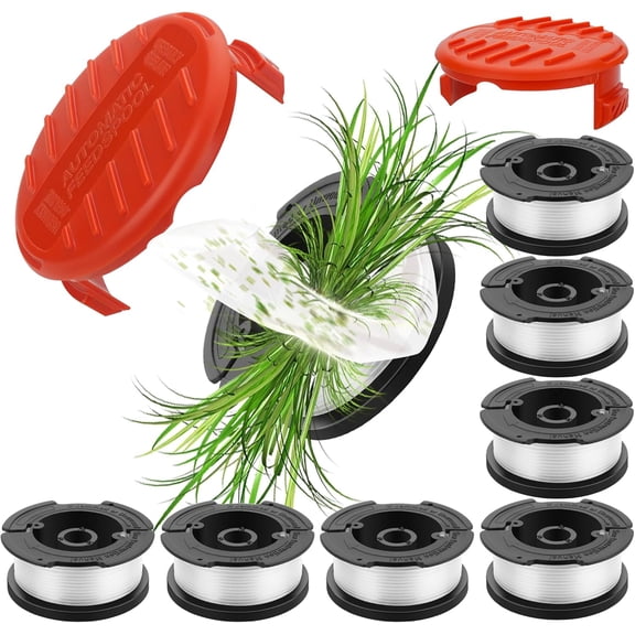 10 Pcs 0.065 Inch Weed Eater String Trimmer Spools Caps Springs