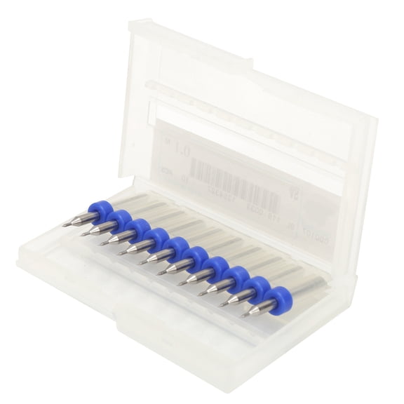 10 Pcs 0.1mm 3D Printer Nozzle Cleaning Drill Bit Kit for Extruder Nozzle Unclogging Precision Tool