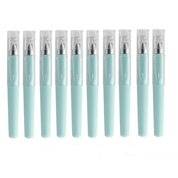 10 Pcs 0.5mm Fine Point Black Ink Gel Pens 4.13 Inch, Fast Dry Smooth ...
