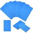 thumbnail image 1 of 10 Pcs 0.8mm Thick Metal Business Card with Hole 3.35x2.09 Aluminum Blanks Name Card Laser Engraved Business Card Metal Engraving Blanks for DIY House Office Customer DIY Gift Cards Blue, 1 of 7