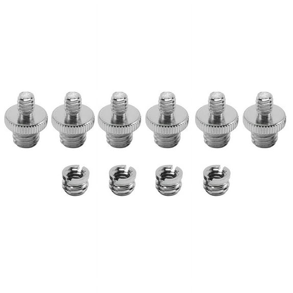 10 Pcs 1/4 inch and 3/8 Camera Screw Adapter Converter Threaded Mount ...